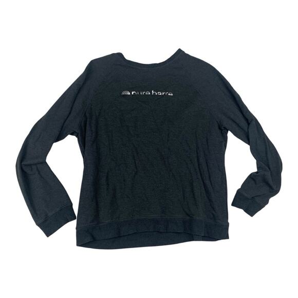 Tavi women's medium pure Barre Black Crew Neck Sweater with Relaxed Fit - Picture 1 of 9